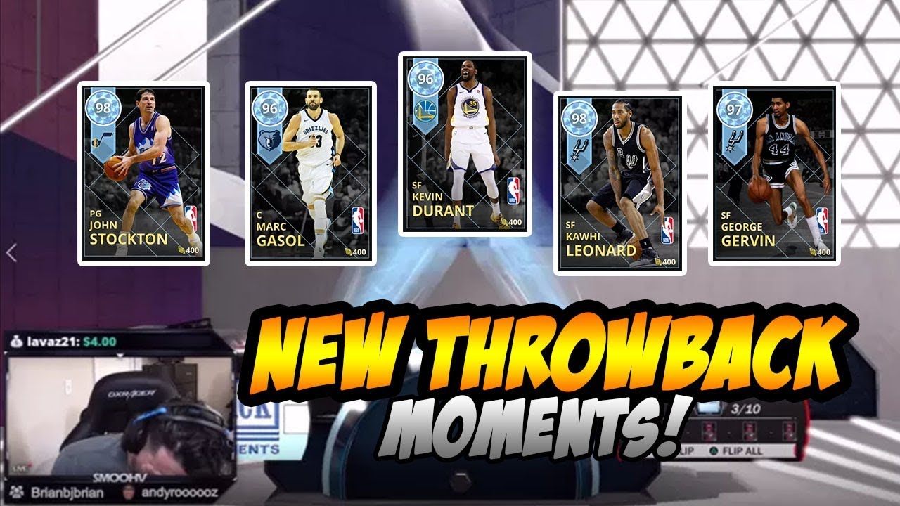 NEW THROWBACK MOMENTS PACK OPENING! TWO DIAMOND PULLS! WE BACK