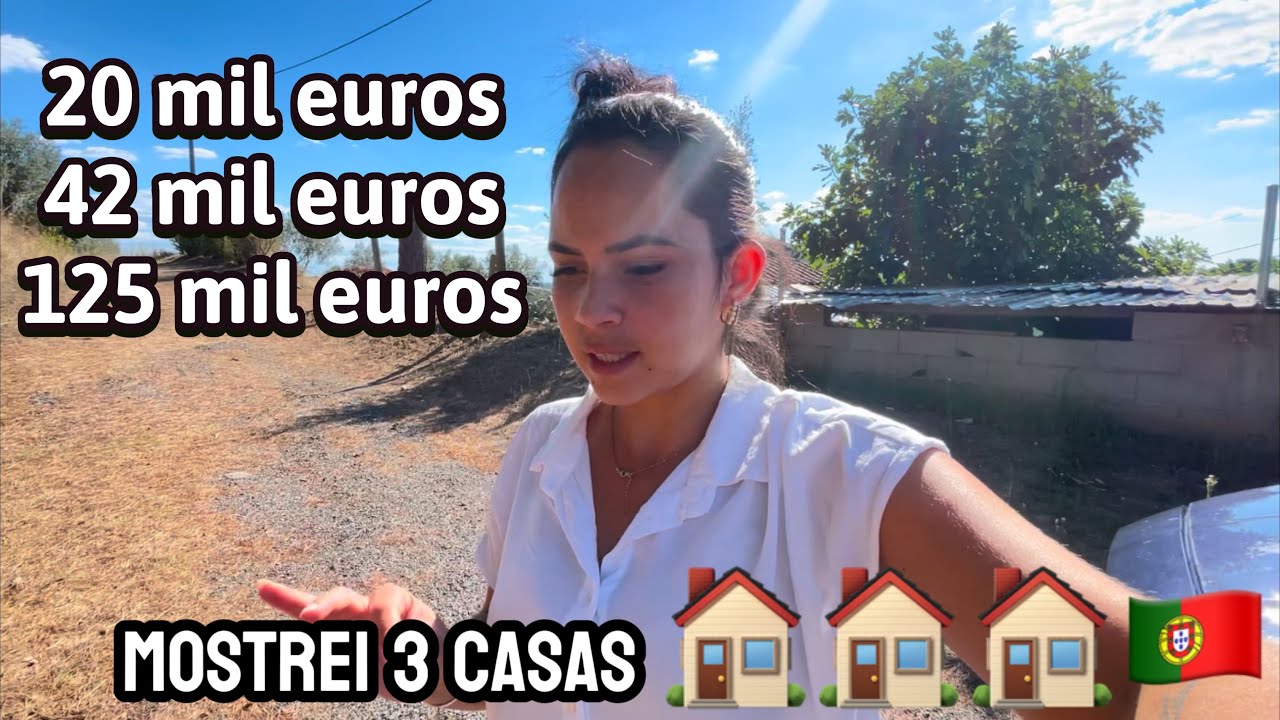 MOSTREI AS CASA PARA VENDA POR MENOS DE 100 mil EM PORTUGAL 🇵🇹 😱