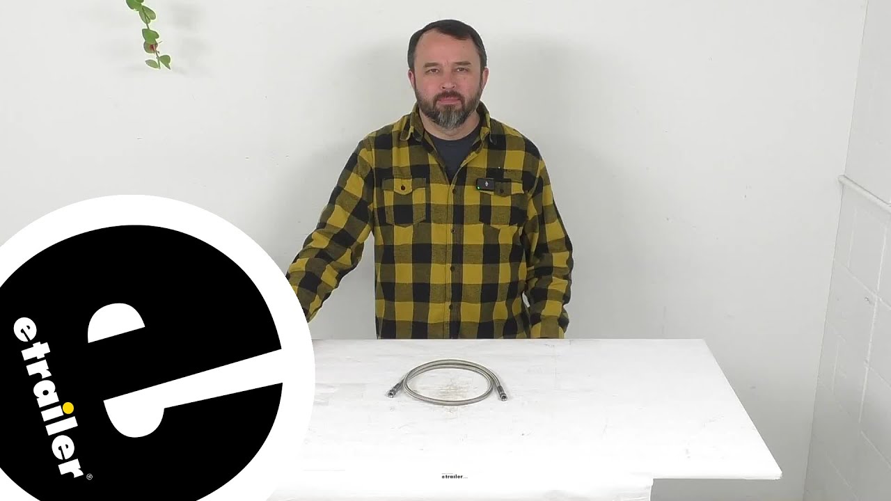 etrailer | Review of ARB Reinforced Stainless Steel Braided Hose - ARB82ZV