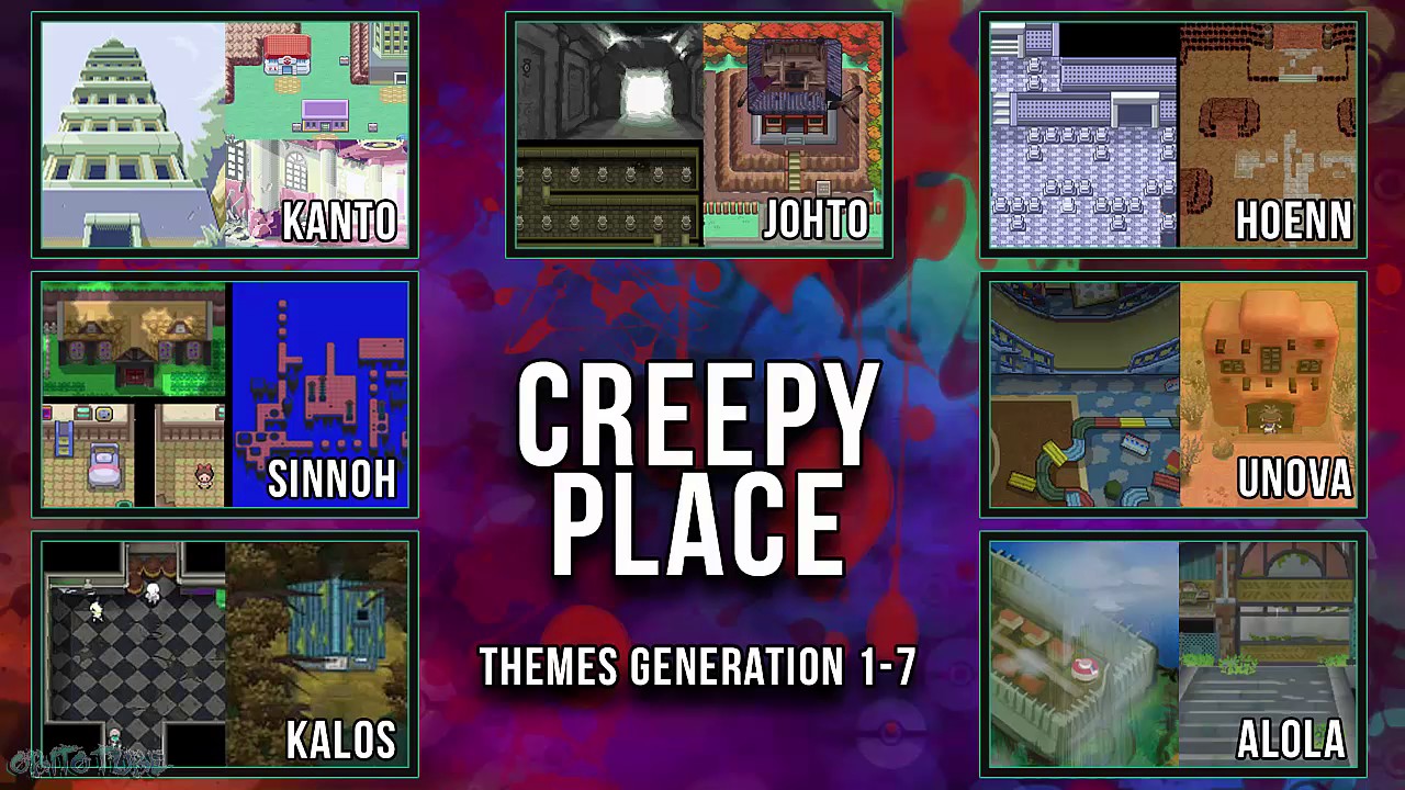 All Pokémon Creepy Place Themes [GEN 1-7]