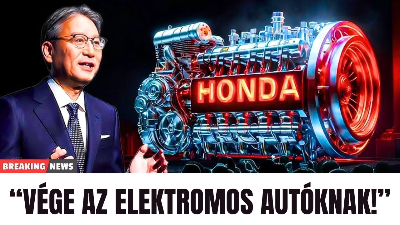 A Honda Vez&eacute;rigazgat&oacute;ja: Ez Az &Uacute;j Motor El Fogja Puszt&iacute;tani Az Elektromos J&aacute;rműipart