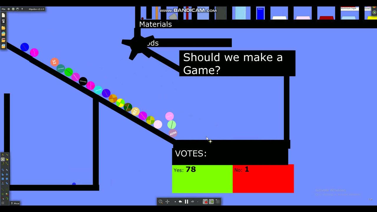 2048 tiles vs yellow sheep voting should we make a Game?