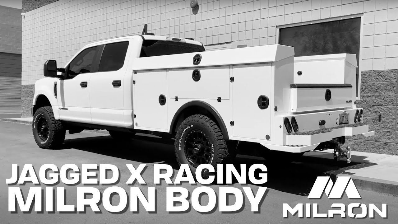 Jagged X Racing Ford F-250 | Polaris Chase Truck | Milron 8 Foot Body