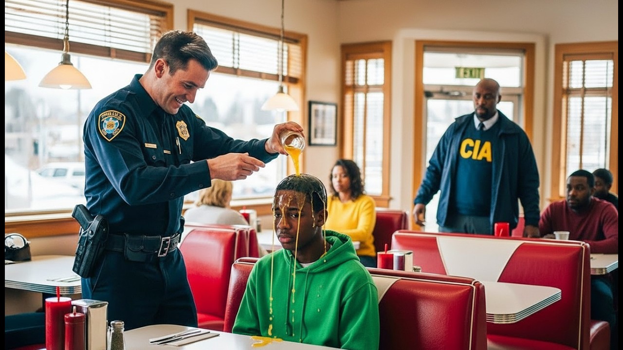 Cop Pours Drink On Black Boy’s Head At Diner—Unaware His Father Is an FBI Agent