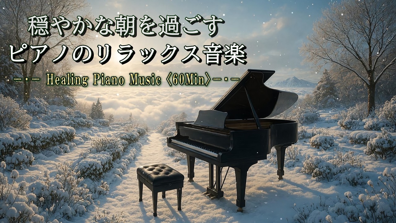 【癒しのピアノ】穏やかな一日が始まる朝のピアノ音楽【リラックスBGM：作業／朝活／家事】【Healing Piano Music】