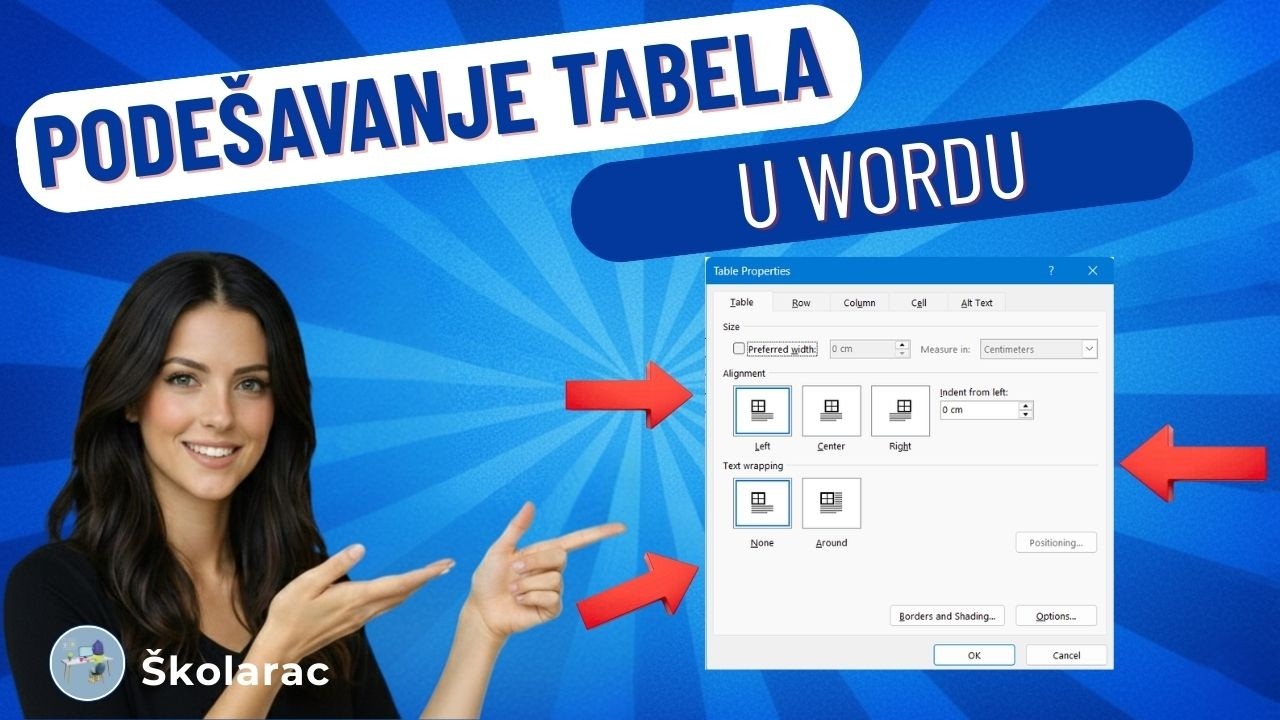 Microsoft Word – Kreiranje i Podešavanje Tabela (Detaljan Tutorijal)