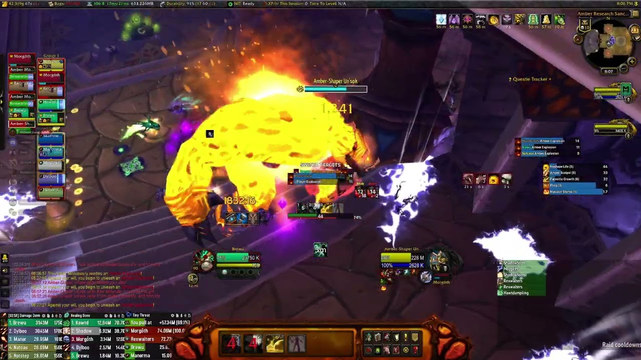 Amber-Shaper Un'sok 10m Heroic Construct PoV MoP Classic