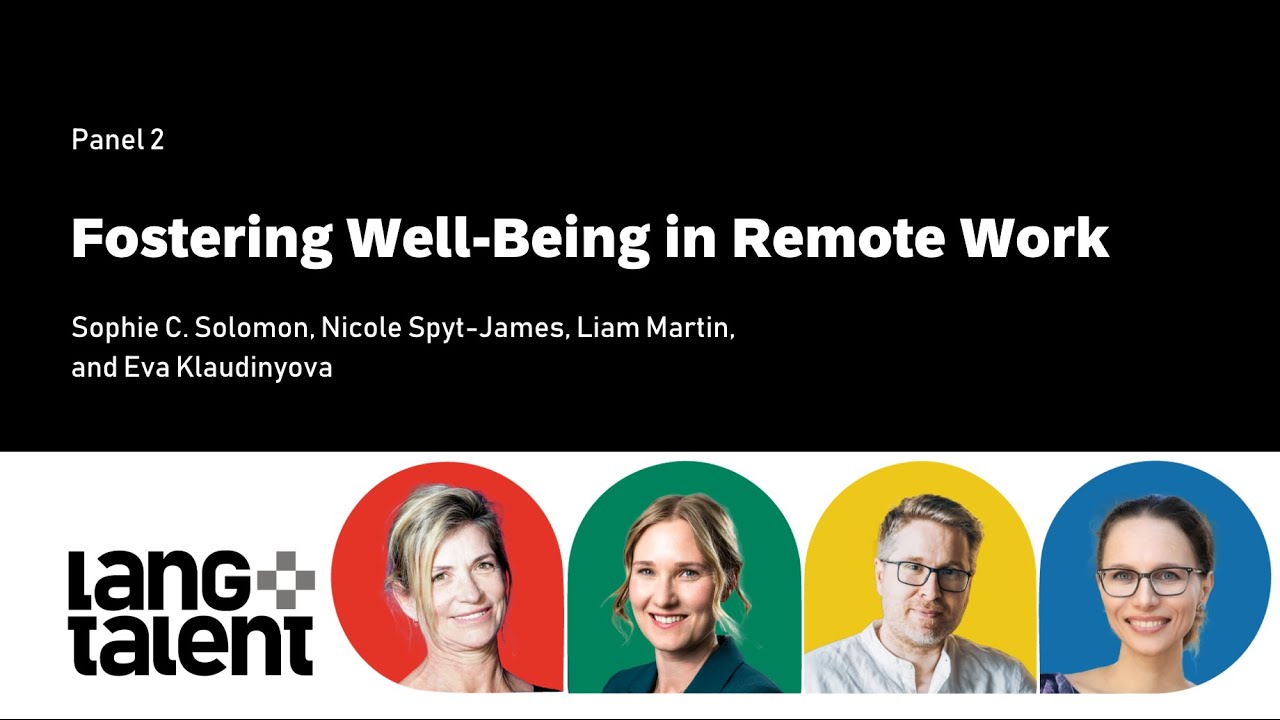 LangTalent 2024: Fostering Well-Being in Remote Language Work