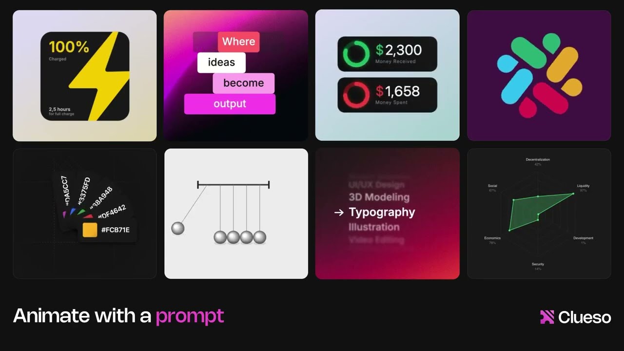 Motion Graphics are live on Clueso!