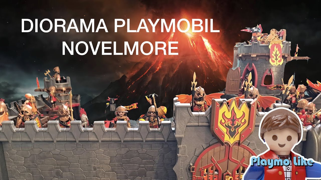 DIORAMA PLAYMOBIL NOVELMORE - La Crimson Caldera