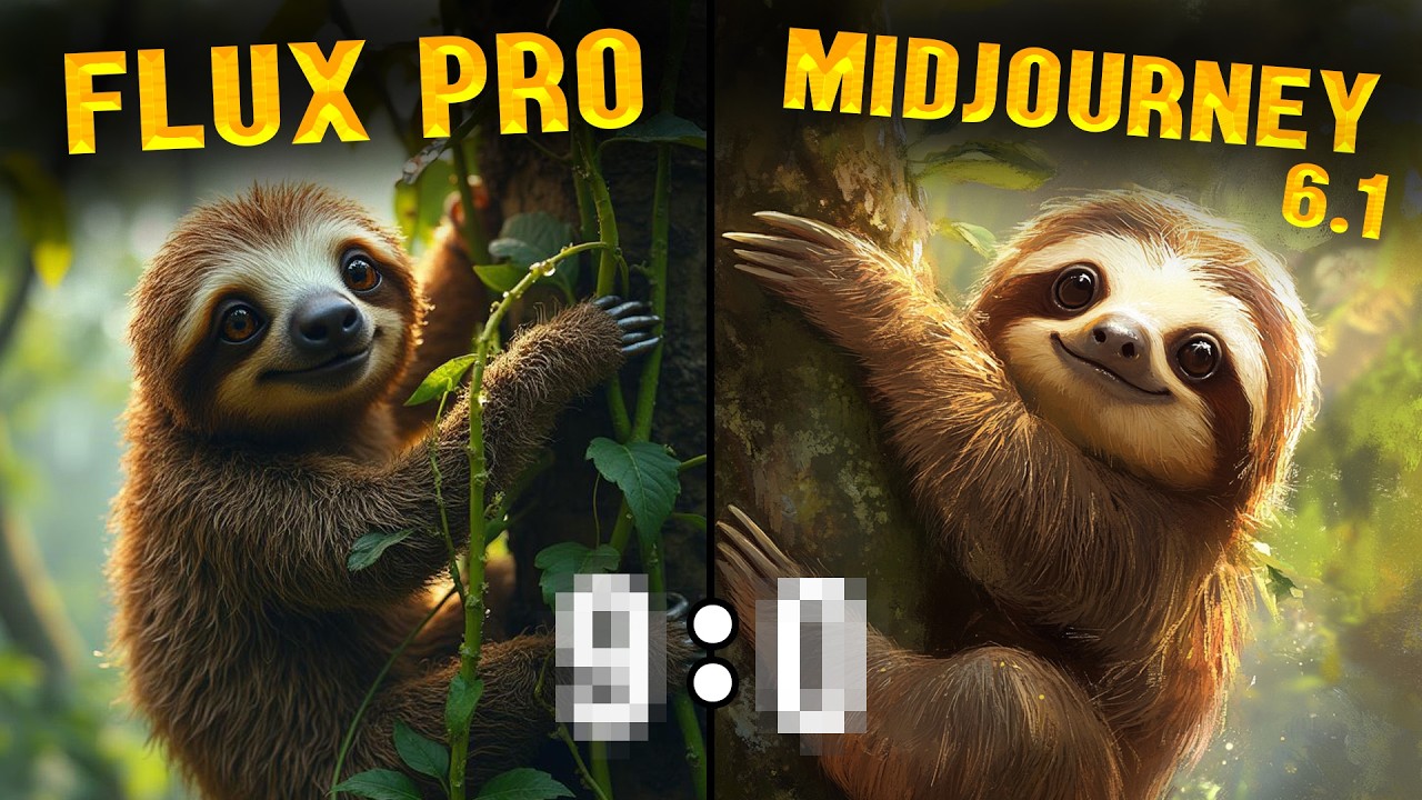 FLUX vs. Midjourney, 4x Workflows, Tipps, Lizenzbedingungen, Flux Schnell & Dev & Pro im Vergleich!
