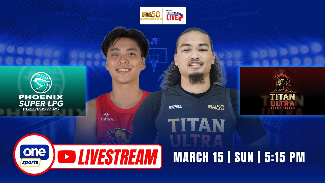 LIVE: PHOENIX SUPER LPG vs TITAN ULTRA | PBA 50 COMMISSIONER’S CUP | MARCH 15, 2026