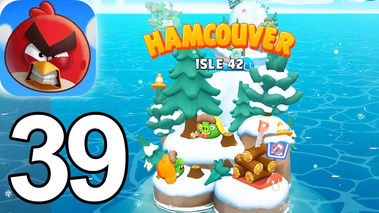 Angry Birds Bounce - HAMCOUVER Isle 42 Gameplay Walkthrough Video Part 39 (iOS)