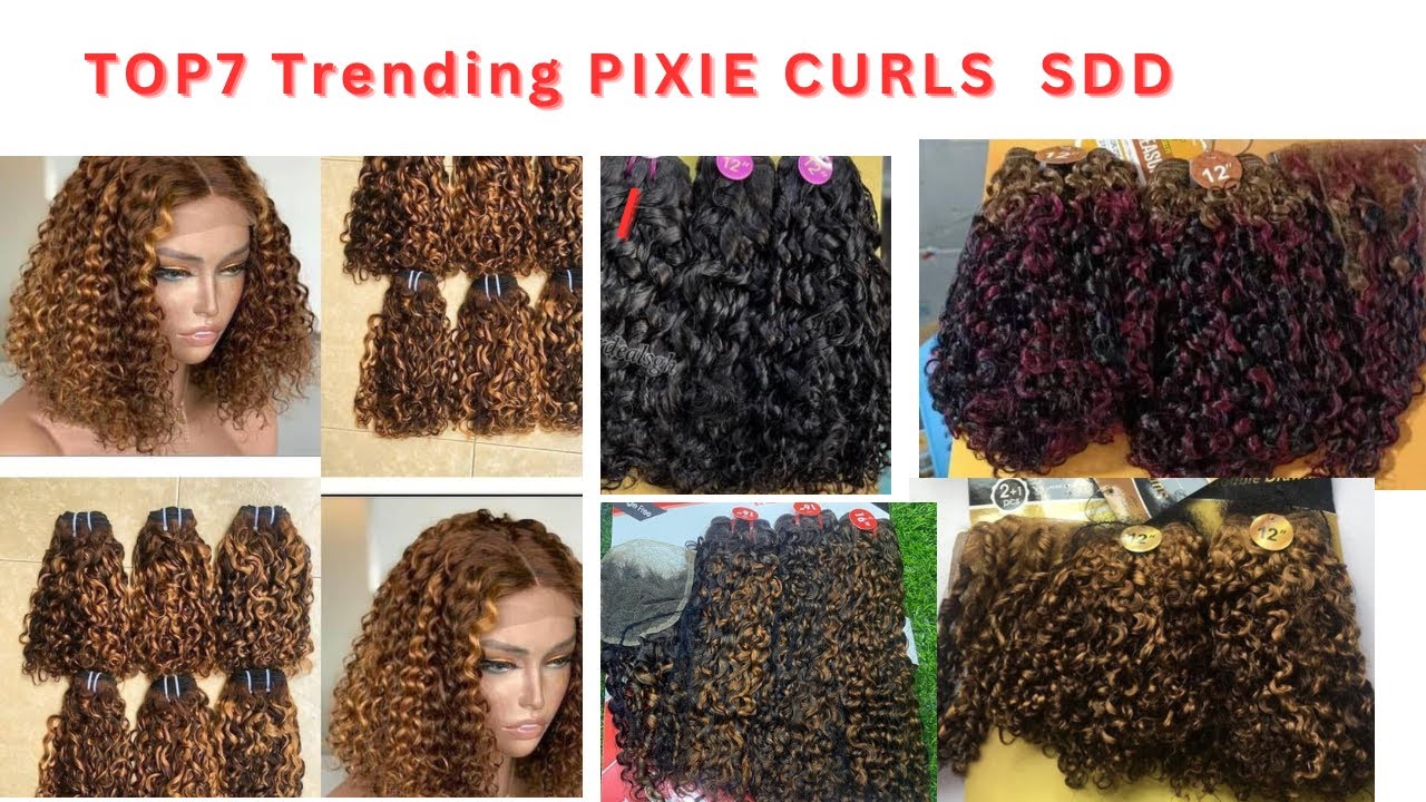 TOP TRENDING PIXIE CURLS SUPER DOUBLE DRAWN AND DOUBLE DRAWN
