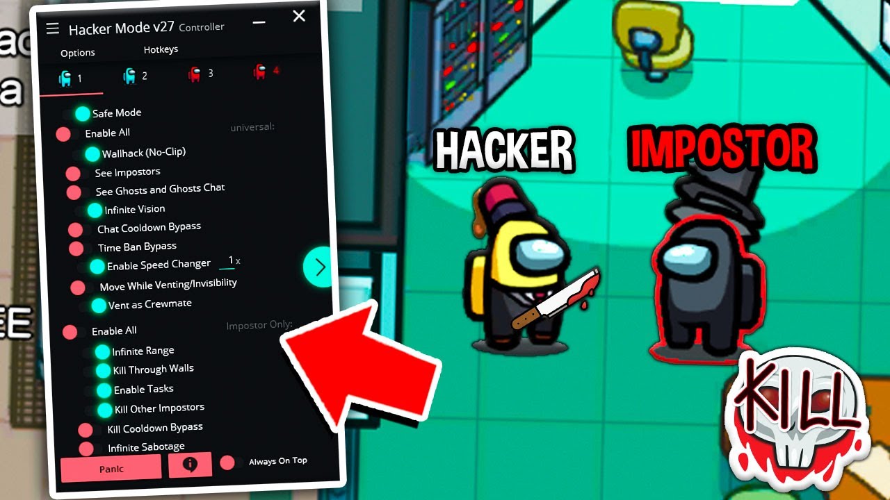 SIENDO HACKERS POR UN DIA EN AMONG US! 😱