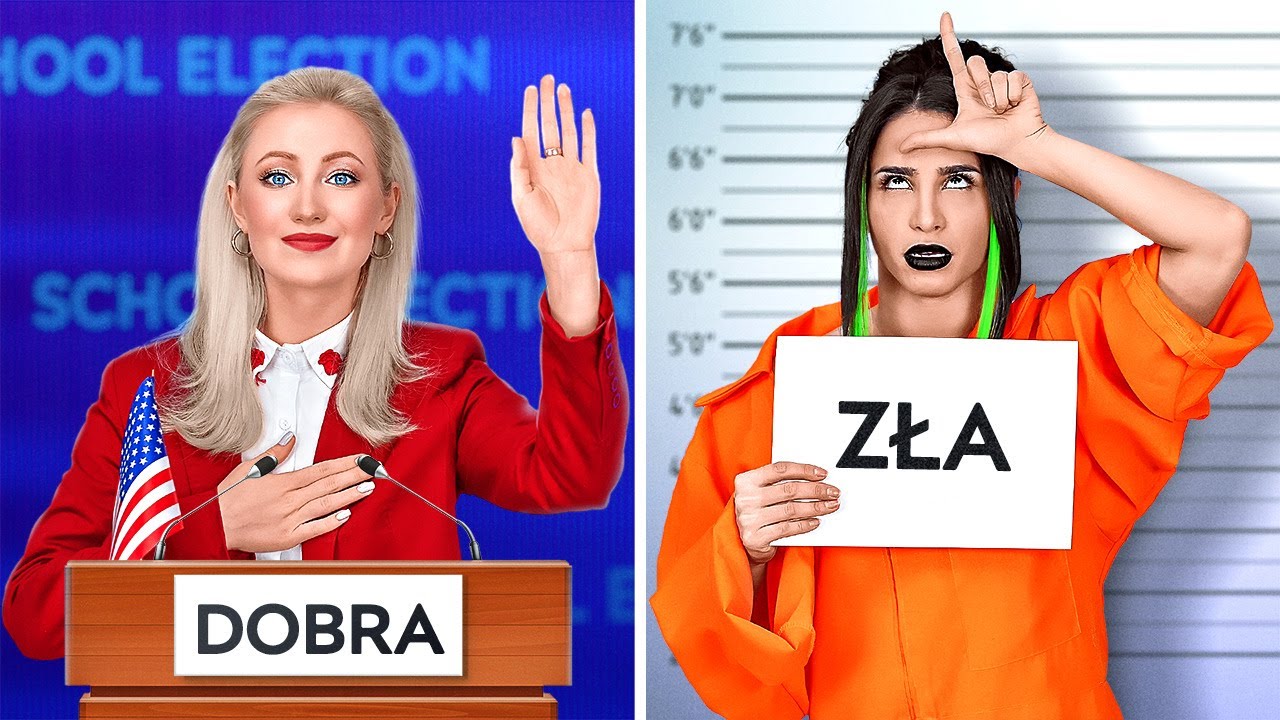 DOBRA vs ZŁA UCZENNICA || Śmieszne szkolne sytuacje od 123 GO!