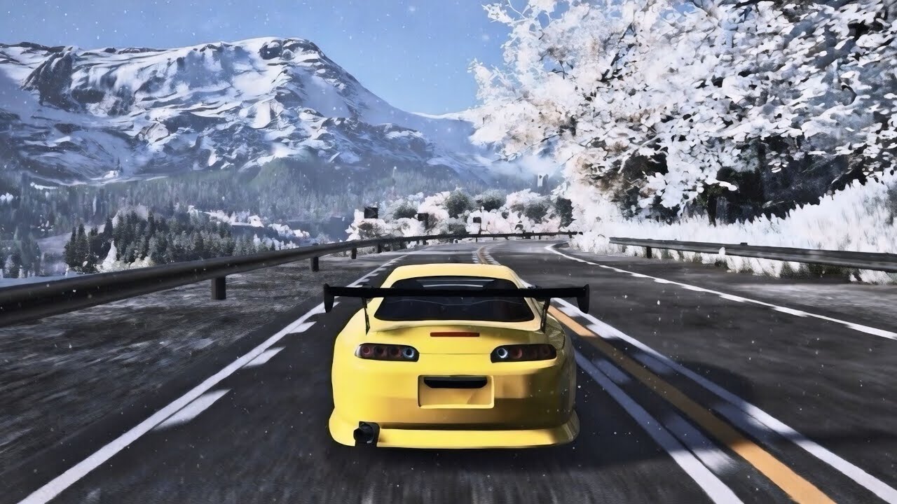 FELL IN LOVE WITH THIS WEATHER IN CARX STREET | WINTER MOUNTAIN DRIVE WITH SUPRA MK4 ❄️