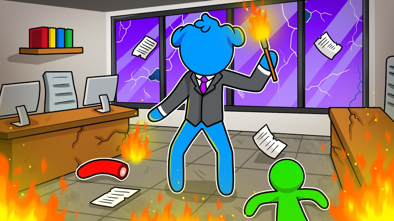 DESTRUI una EMPRESA MILLONARIA🏠🔥😈SOYDANY en STICK IT TO THE STICKMAN