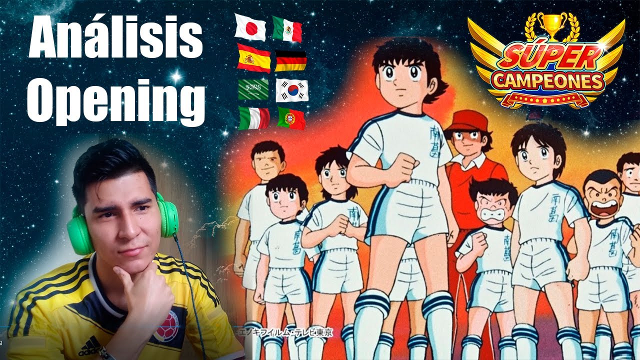 Reaction Opening  Supercampeones (Captain Tsubasa)  in 8 versions