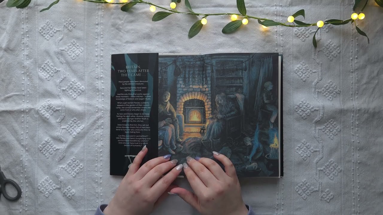 Beautiful books ASMR | january evernight unboxing (whispering, tracing, tapping)