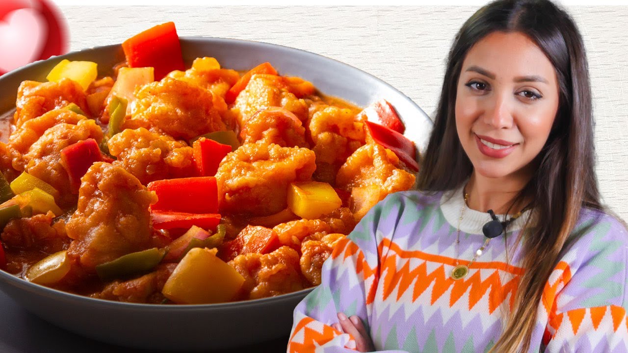 لعشاق الاكل الاسيوي بدون افتكاسات الدجاج السويت اند ساور بسرالمطاعم الصينية…🍜
