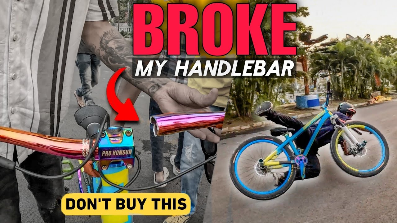 How I BROKE My Handle Bar *again*