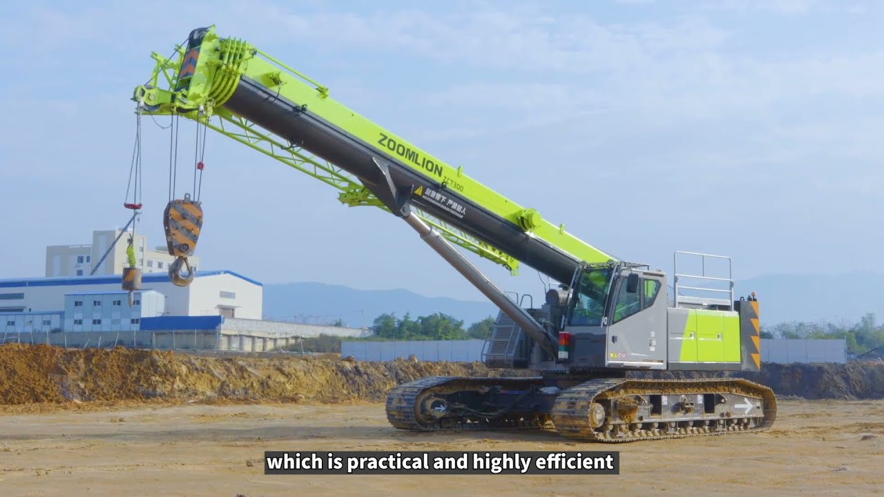 ZOOMLION ZCT300V532 （39ton） telescopic crawler crane introduction