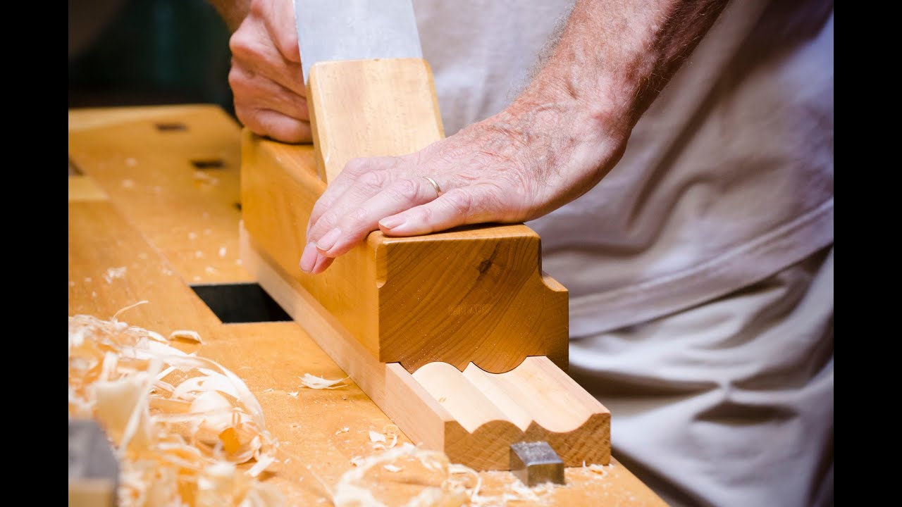 Frank Klausz using his Monster Molding Plane in his Dream Workshop