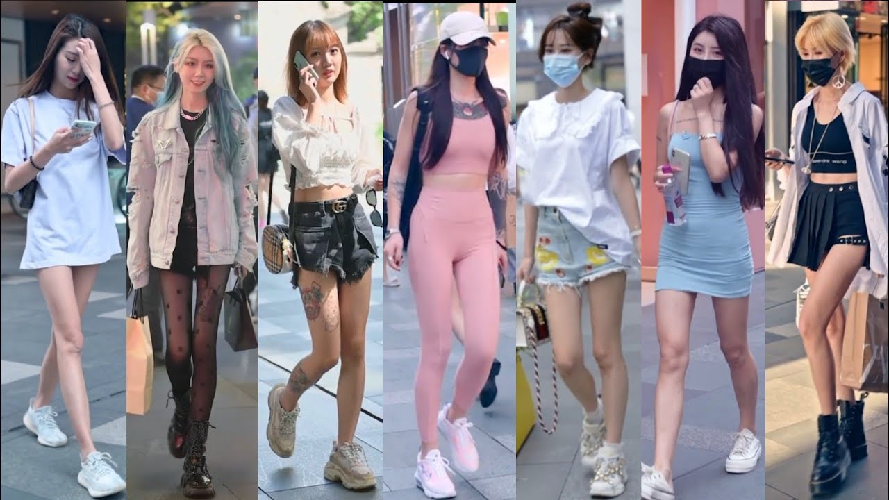 Mejores Street Fashion Douyin China| 抖音街拍穿搭 ！Douyin Tiktok China Thời Trang Đường Phố Ep.264