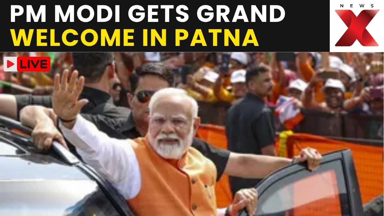 PM MODI IN BIHAR LIVE: PM Modi Gets Grand Welcome In Patna Ahead Of Bihar Cabinet Expansion | LIVE