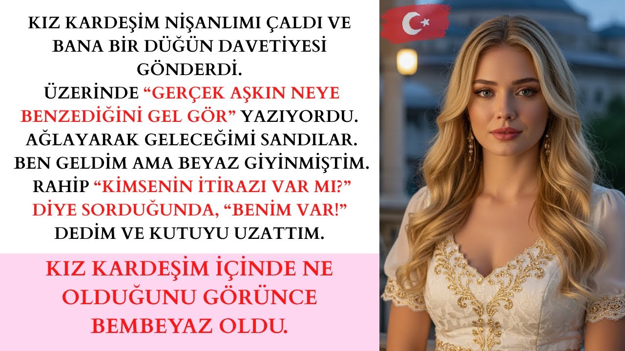 Kız kardeşimin nişanlımı çaldığını öğrendim — düğünlerinde öyle bir şey yaptım ki herkes şok oldu