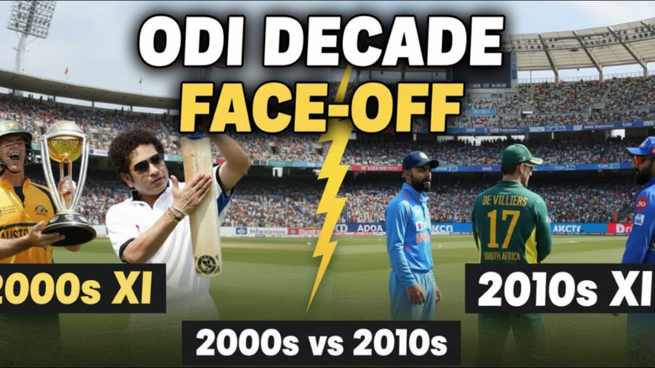 2000s ODI LEGENDS vs 2010s ODI SUPERSTARS: The Ultimate ODI XI Battle | Who Wins?