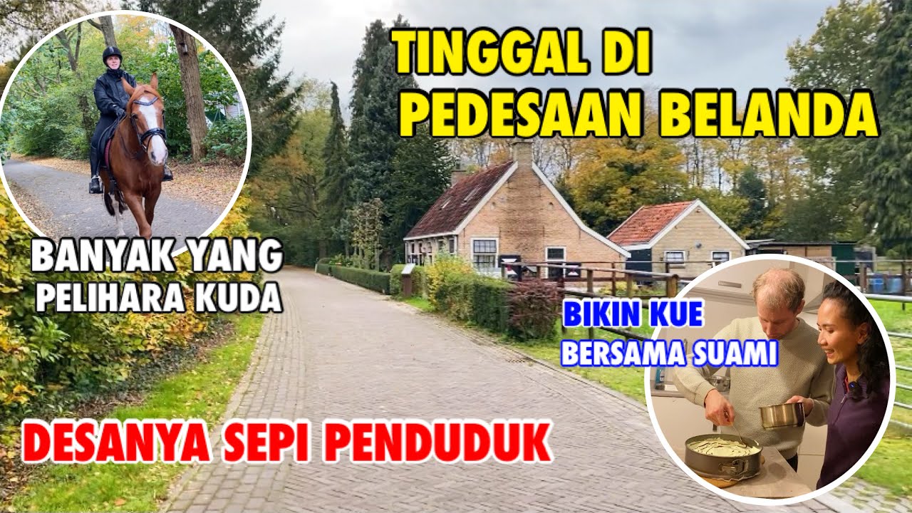 BIKIN KUE BERSAMA SUAMI DAN SUASANA DI DESA BELANDA