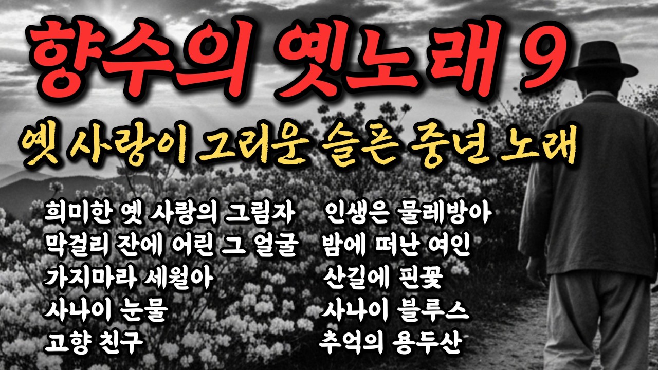 향수의 옛노래 9｜옛사랑이 그리운 중년 감성 트로트 모음