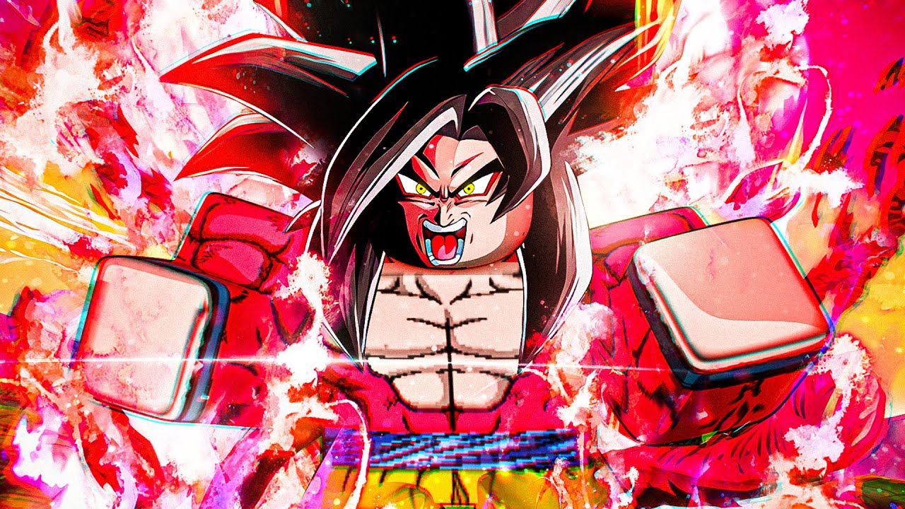 Я потратил 100 000 робуксов после достижения 100QN силы, чтобы стать Супер Сайяном 4 Гоку в Anime...