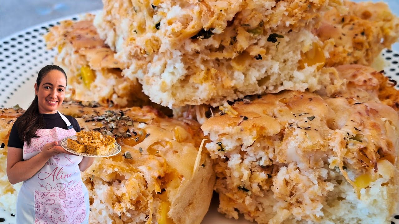 Torta de Frango Deliciosa Rápido e Fácil de Fazer 