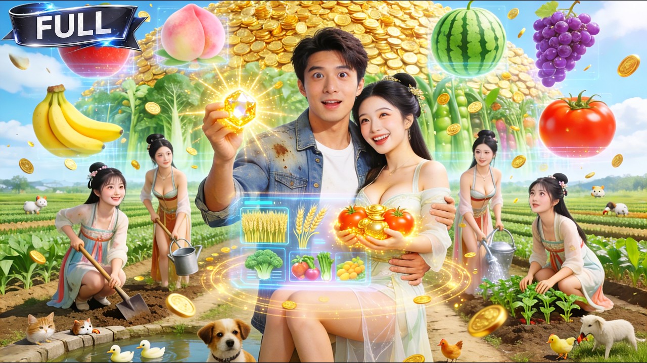⚡I transmigrated with farming system: from hunger to riches, won the village beauty's heart.🚀