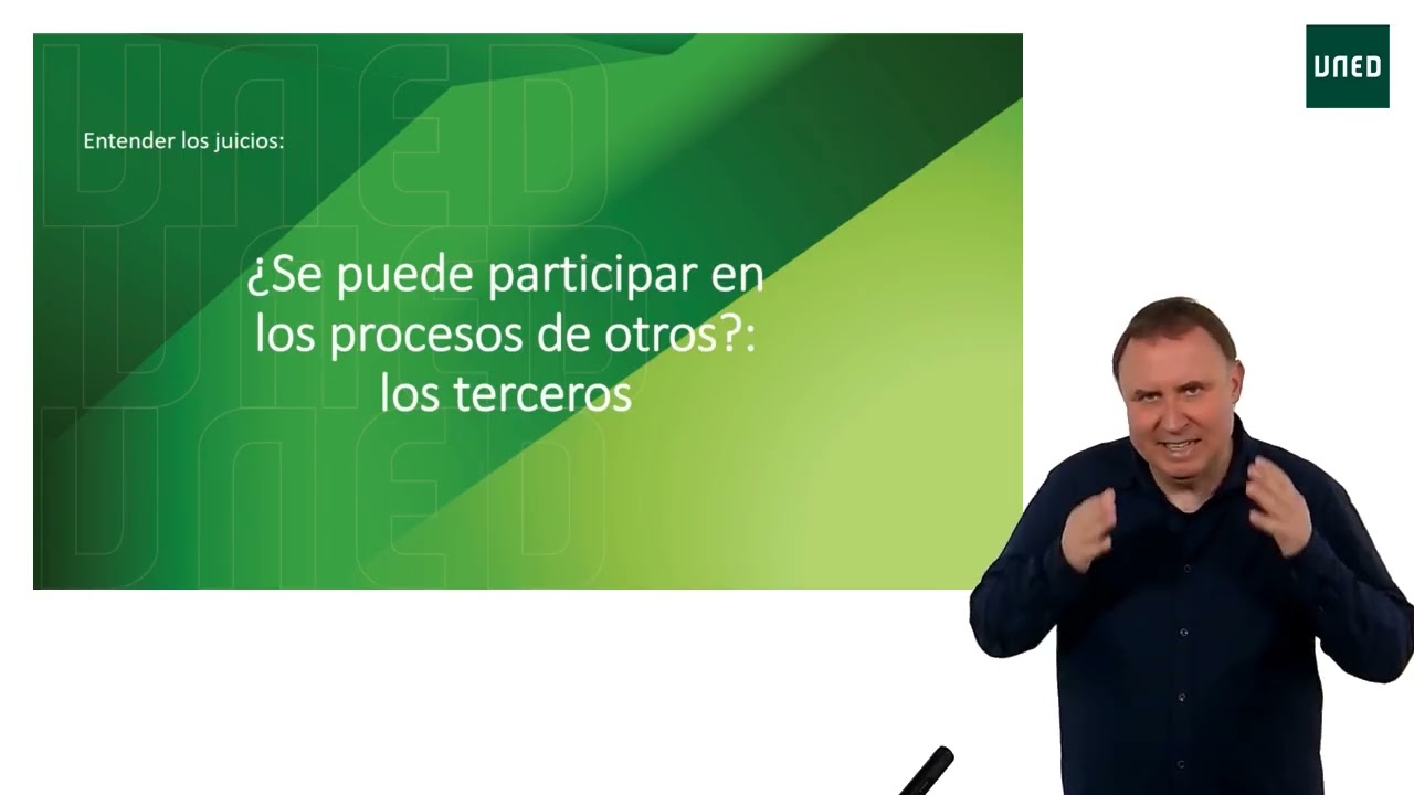 15. ¿Se puede participar en los procesos de otros? Los terceros