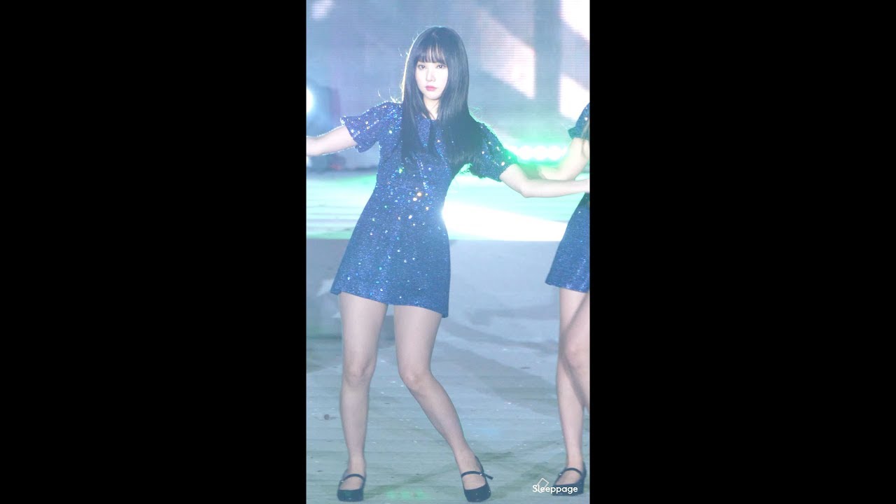 [4K] 180615 여자친구 GFRIEND 시간을 달려서 Rough 은하 Eunha @ 강원도민체전 By Sleeppage