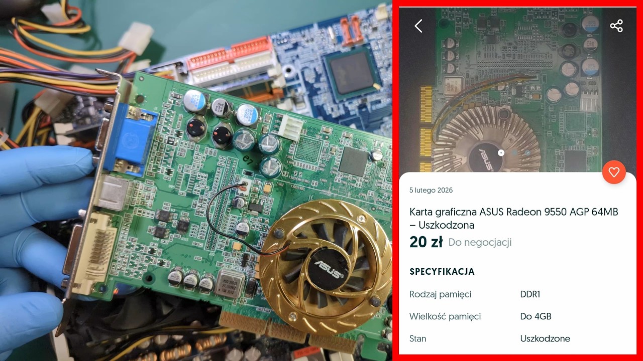 Radeon 9xxx Za 20zł Z OLX - Czy Zadziała? Co To Za Model?