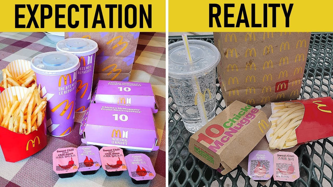 The BTS Meal McDonald&rsquo;s REVIEW (United States) We're 🤡