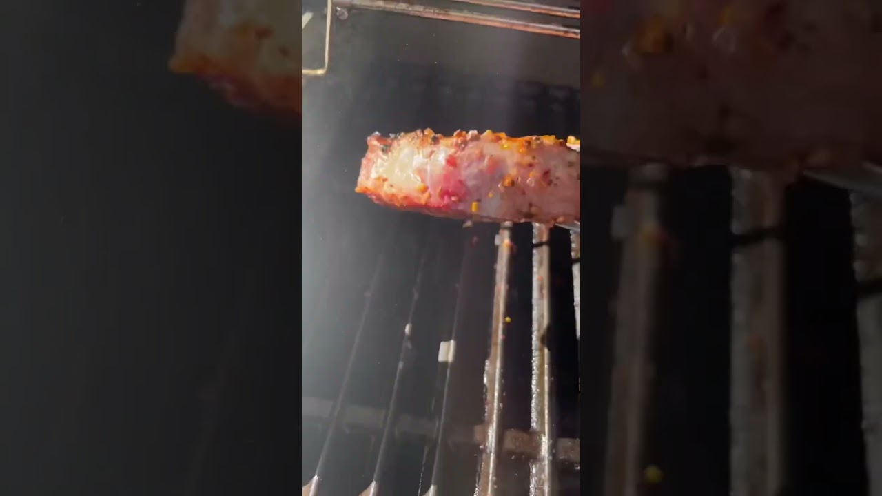 Steak on a Gas Grill #shorts #bbq