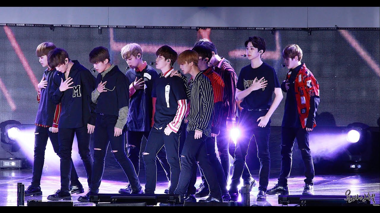 171021 워너원(WANNA ONE) Never [강진 케이팝콘서트] 직캠 by 욘바인첼