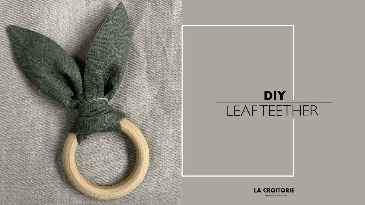 DIY Leaf Teether or Rattle Toy | How to build your own baby toys | Toys for infants