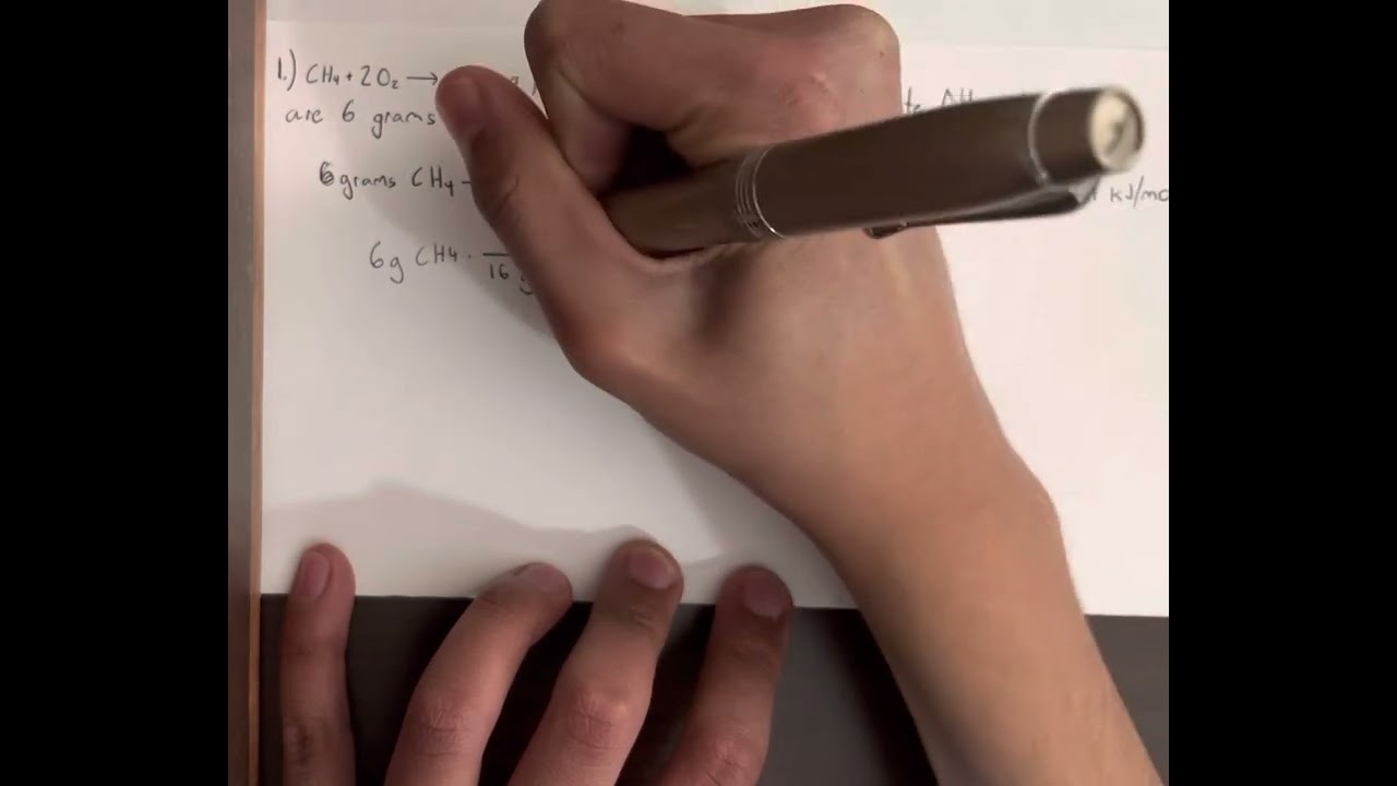 Using Stoichometry To Determine Enthalpy Of A Reaction