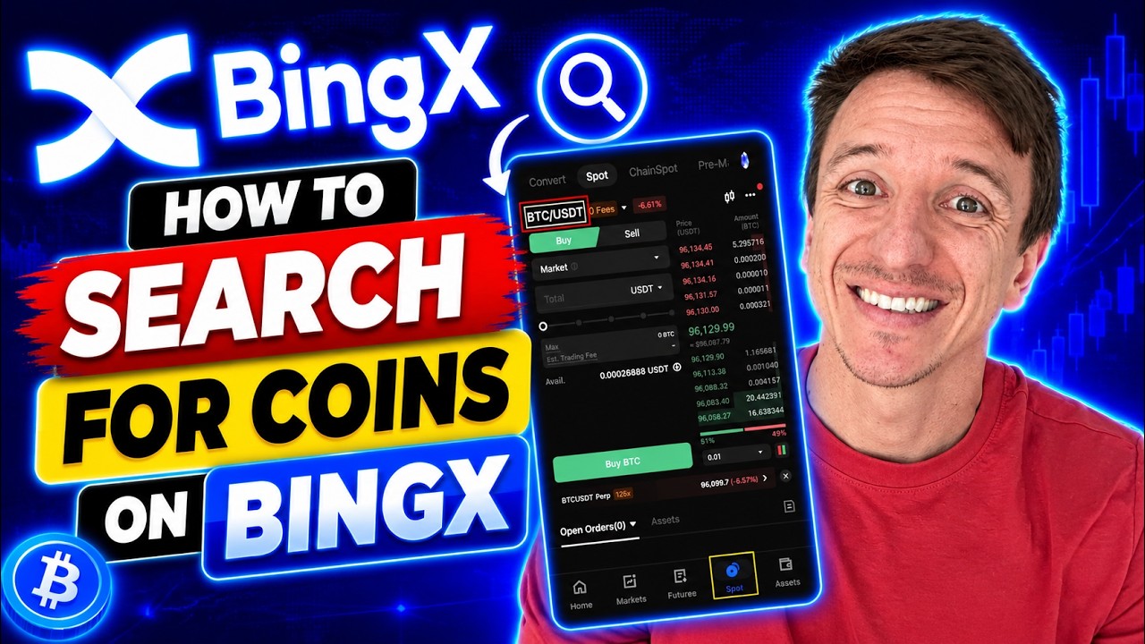 How To Search For Coins On BingX
