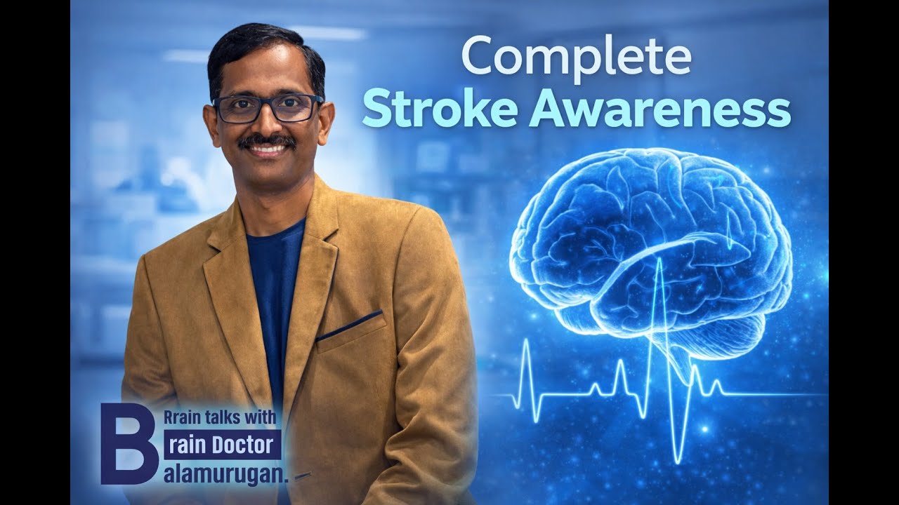 🧠 Stroke Awareness | Know the Warning Signs & Save Lives | Brain Doctor Dr.Balamurugan Explains