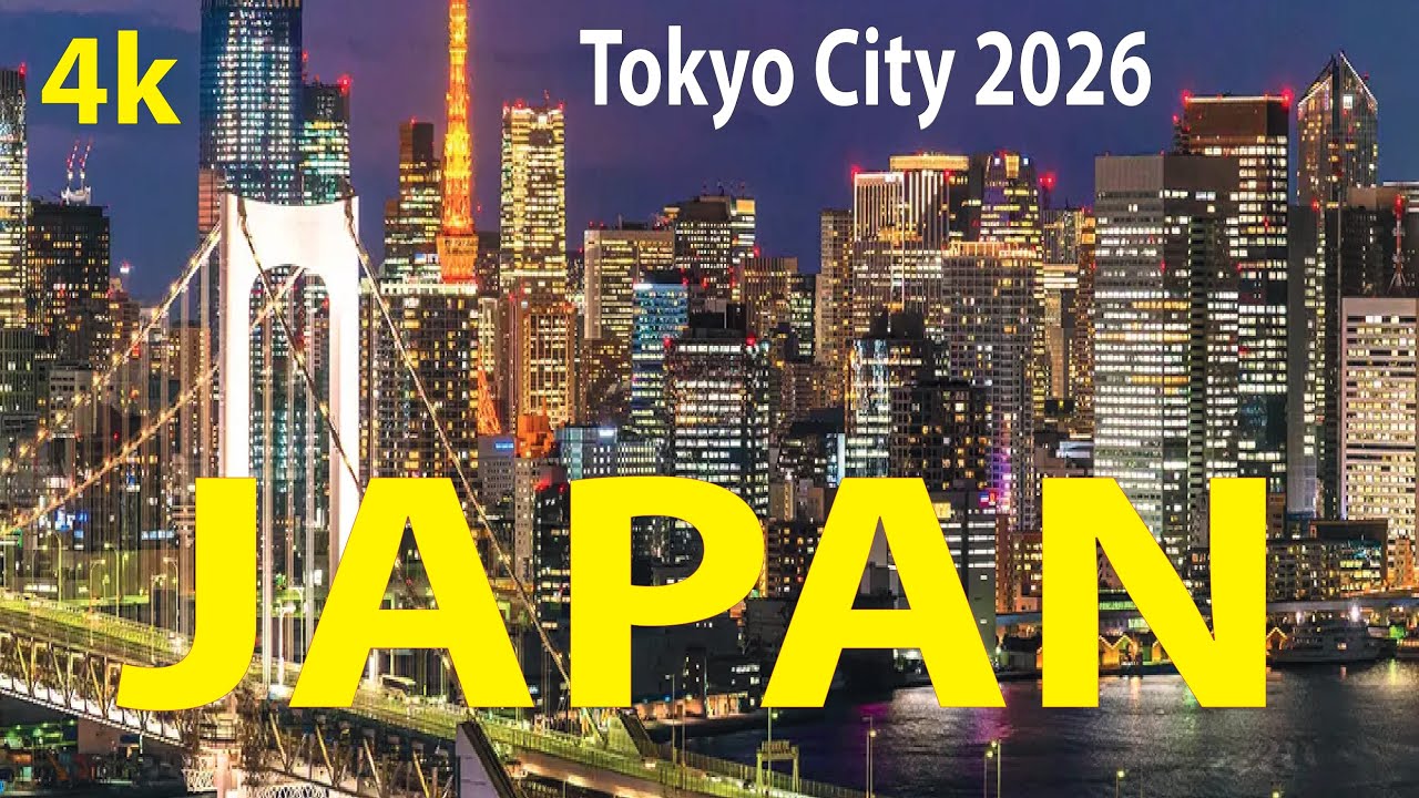 Tokyo City 2026 , Japan 4K By Drone 2026