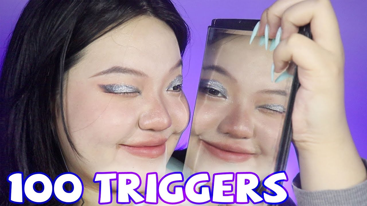 ASMR 100 triggers in 100 second challenge | Fast and Aggressive | almost Fast Tapping