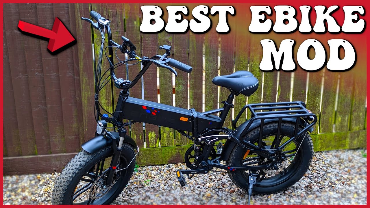 Engwe Electric Bike Modification I had to do it BMX handlebars 10 inch riser Engwe Mods
